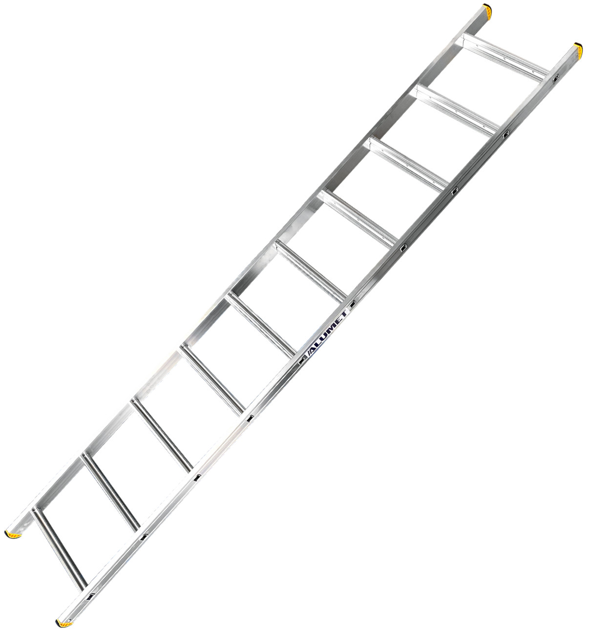 Односекционная лестница 1х10 Алюмет HK1 5110, алюминий - фото